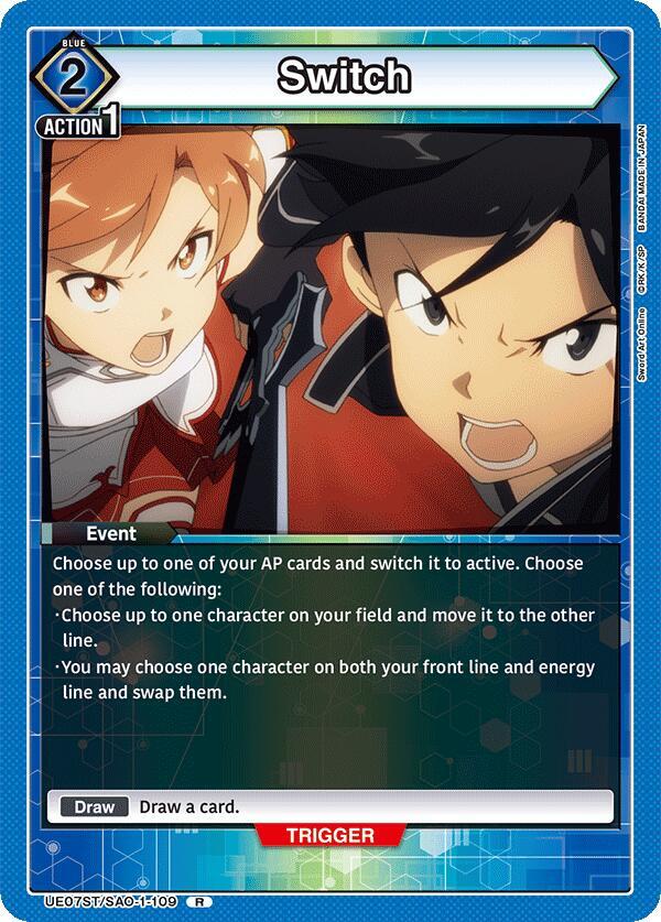 Switch UE07ST/SAO-1-109 card from UE07ST: Sword Art Online Starter Deck