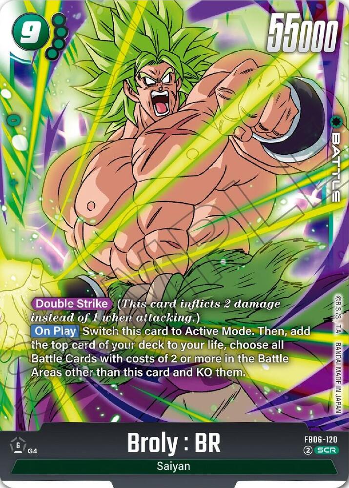 Broly : BR FB06-120 card from Rivals Clash