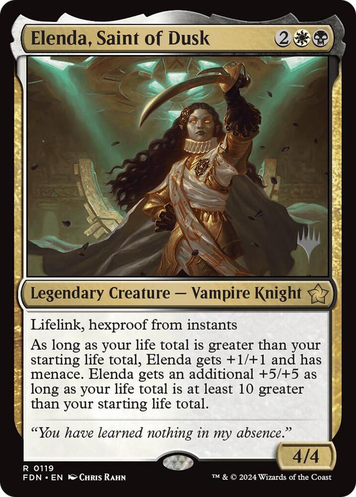 Elenda, Saint of Dusk 119 card from Promo Pack: Aetherdrift