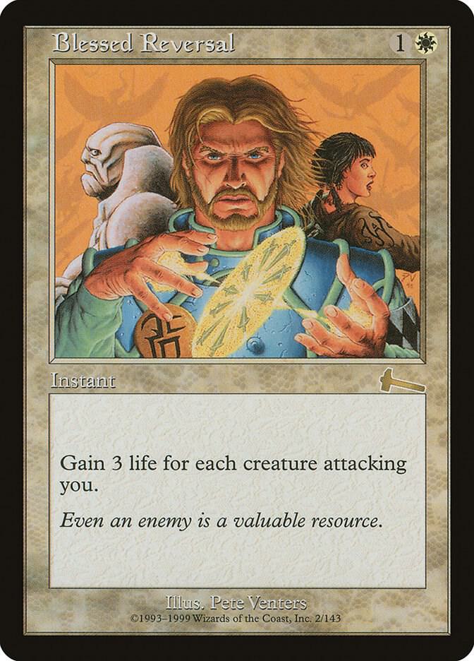 Blessed Reversal 2 card from Urza's Legacy