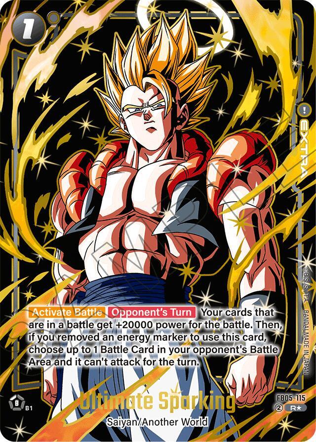 Ultimate Sparking (Alternate Art) FB05-115 card from New Adventure Alternate Art Reprints