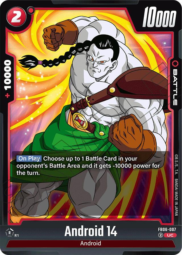 Android 14 FB06-007 card from Rivals Clash