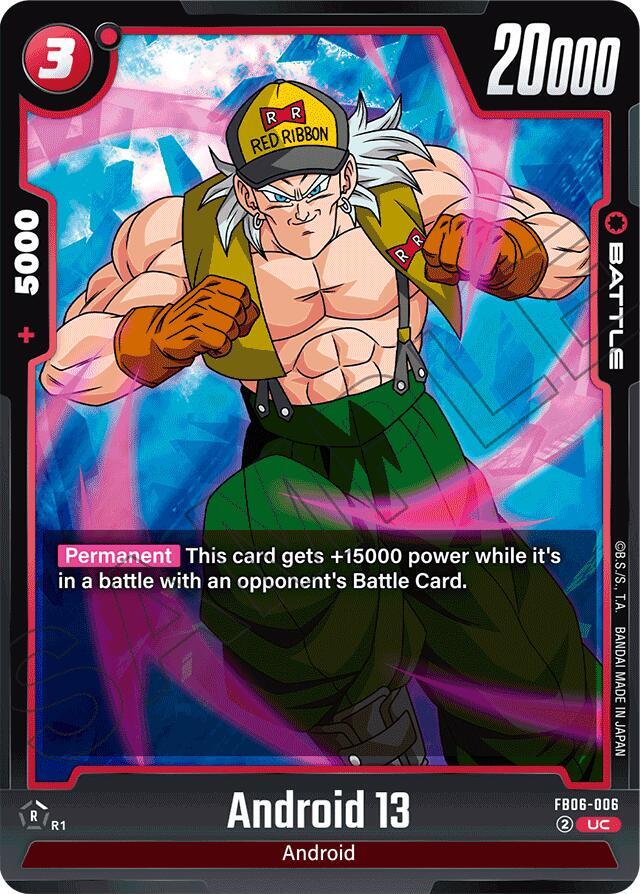 Android 13 FB06-006 card from Rivals Clash