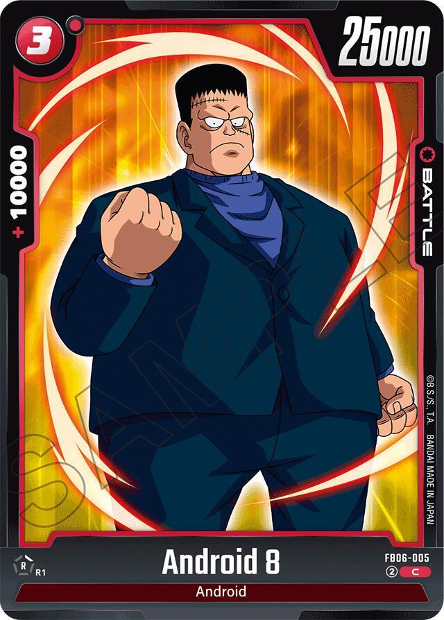 Android 8 FB06-005 card from Rivals Clash