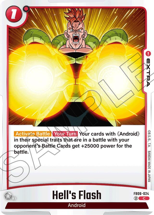 Hell's Flash FB06-024 card from Rivals Clash