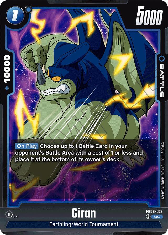 Giran FB06-027 card from Rivals Clash