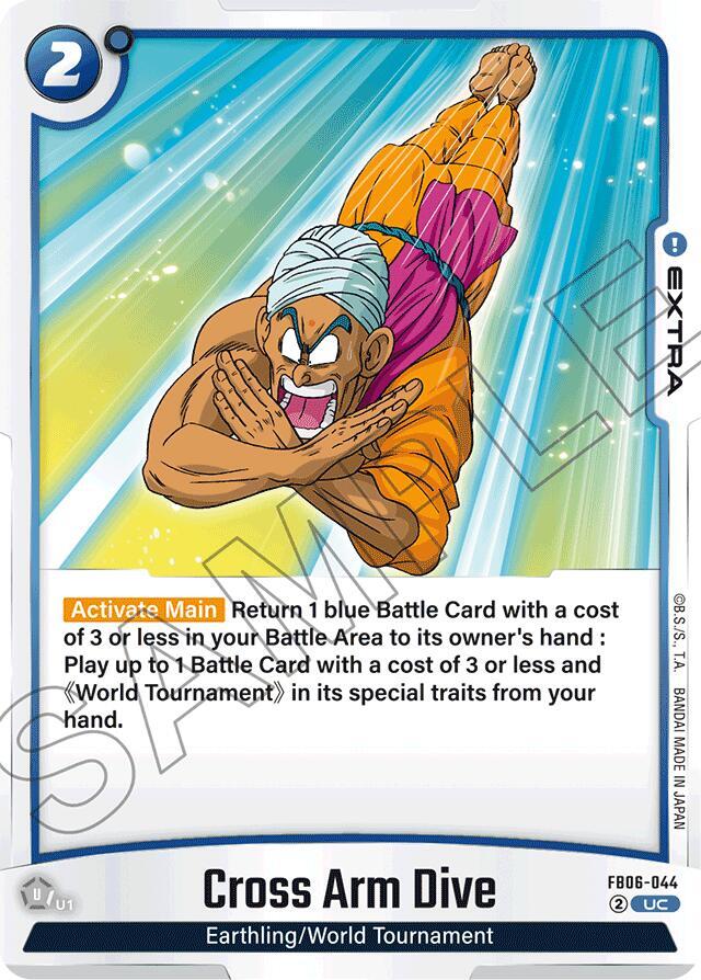 Cross Arm Dive FB06-044 card from Rivals Clash