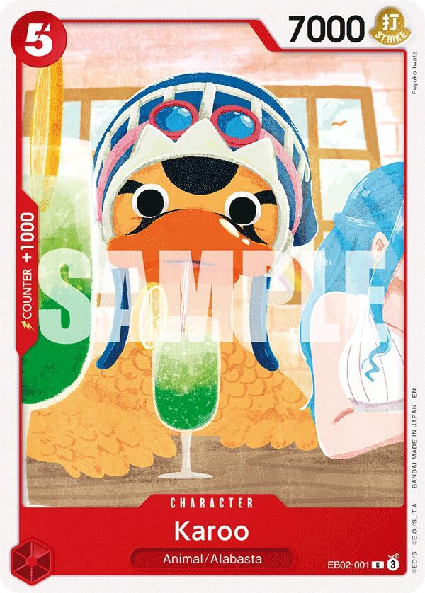 Karoo EB02-001 card from Extra Booster: Anime 25th Collection