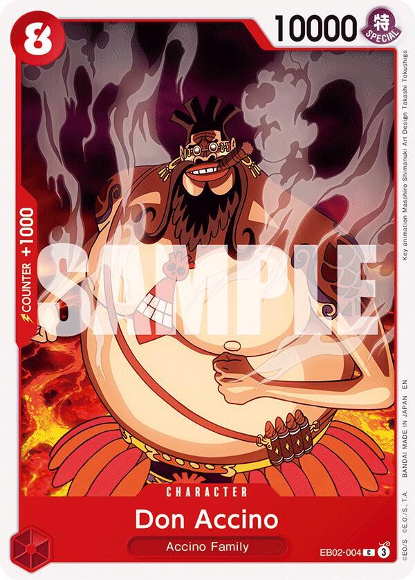 Don Accino EB02-004 card from Extra Booster: Anime 25th Collection