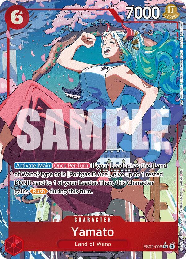 Yamato (Alternate Art) EB02-006 card from Extra Booster: Anime 25th Collection