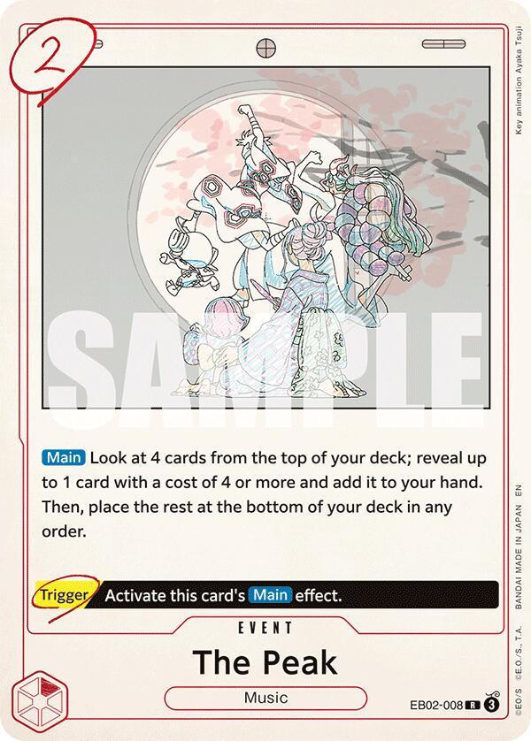 The Peak EB02-008 card from Extra Booster: Anime 25th Collection