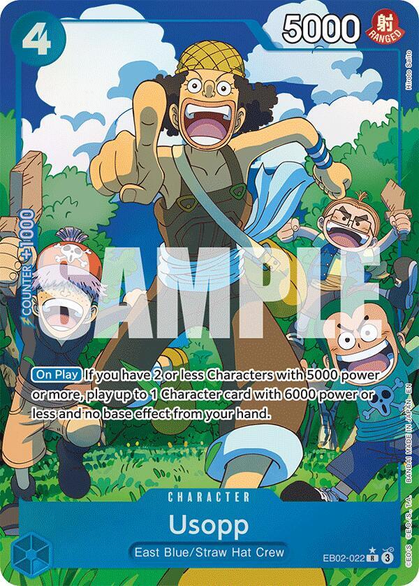 Usopp (Alternate Art) EB02-022 card from Extra Booster: Anime 25th Collection