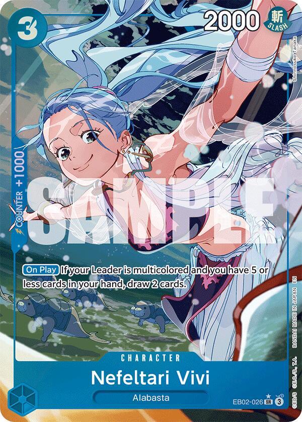 Nefeltari Vivi (Alternate Art) EB02-026 card from Extra Booster: Anime 25th Collection