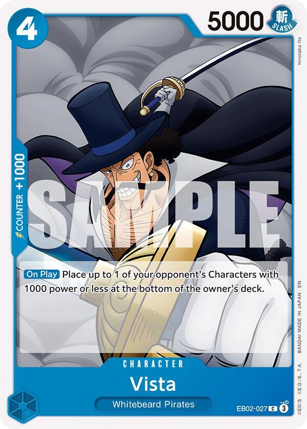 Vista EB02-027 card from Extra Booster: Anime 25th Collection