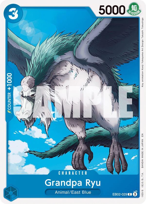 Grandpa Ryu EB02-029 card from Extra Booster: Anime 25th Collection