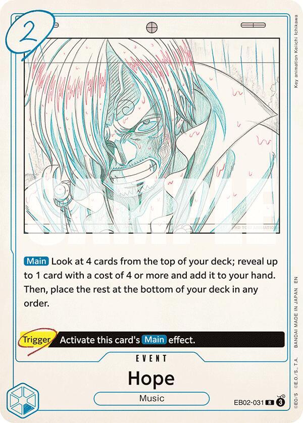 Hope EB02-031 card from Extra Booster: Anime 25th Collection