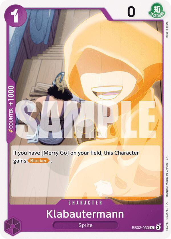 Klabautermann EB02-033 card from Extra Booster: Anime 25th Collection