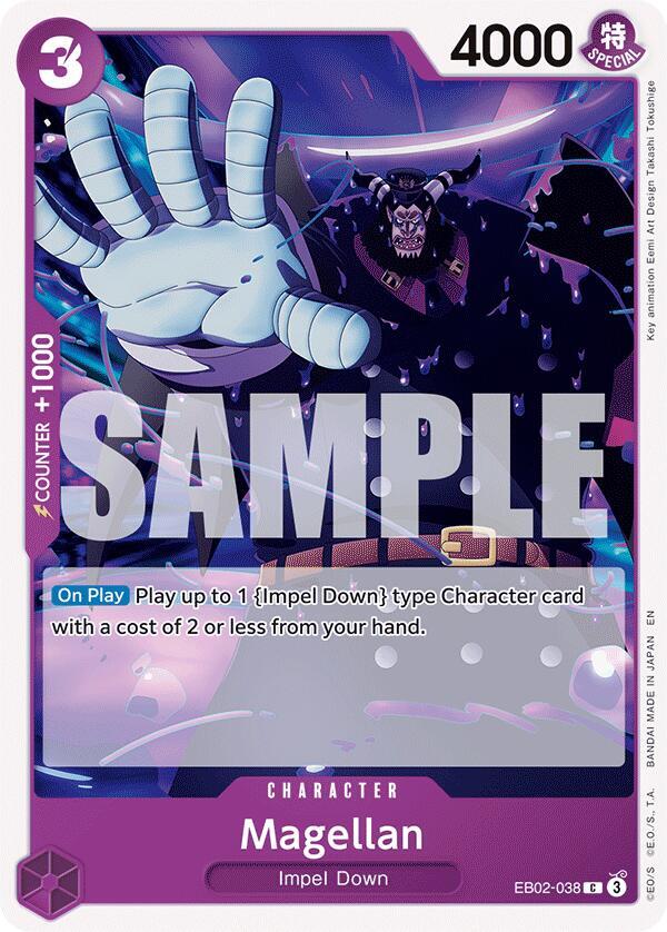 Magellan EB02-038 card from Extra Booster: Anime 25th Collection