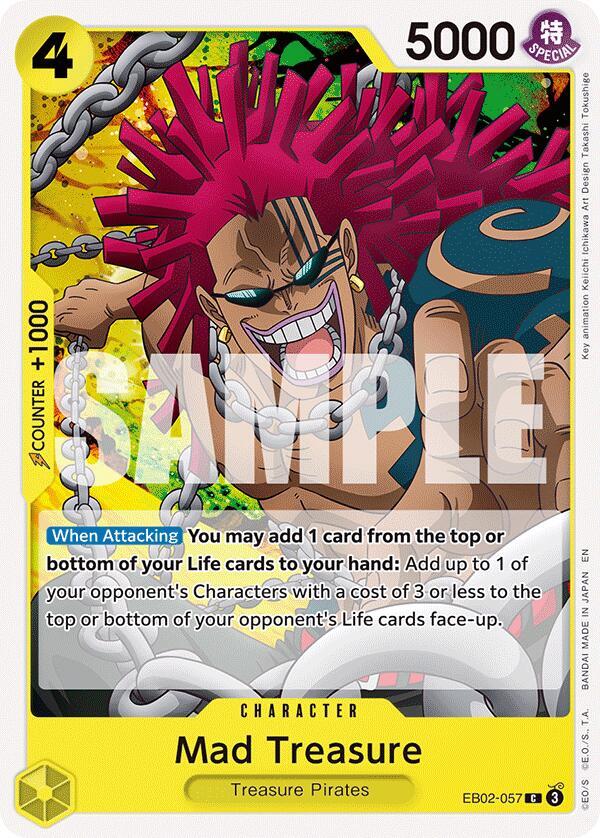 Mad Treasure EB02-057 card from Extra Booster: Anime 25th Collection
