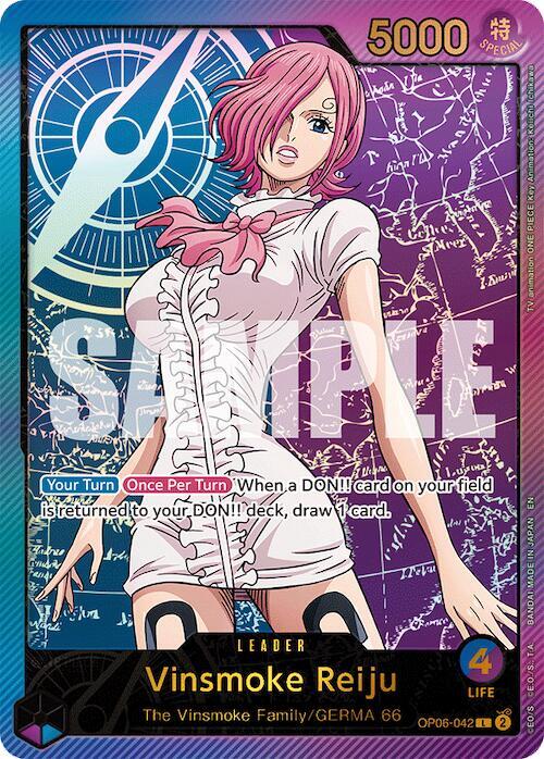 Vinsmoke Reiju (SP) OP06-042 card from Extra Booster: Anime 25th Collection