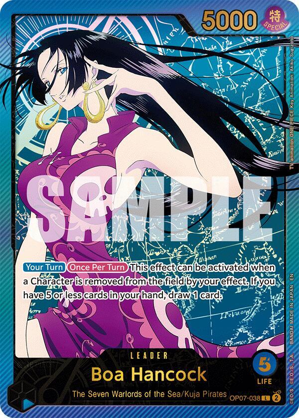 Boa Hancock (SP) OP07-038 card from Extra Booster: Anime 25th Collection