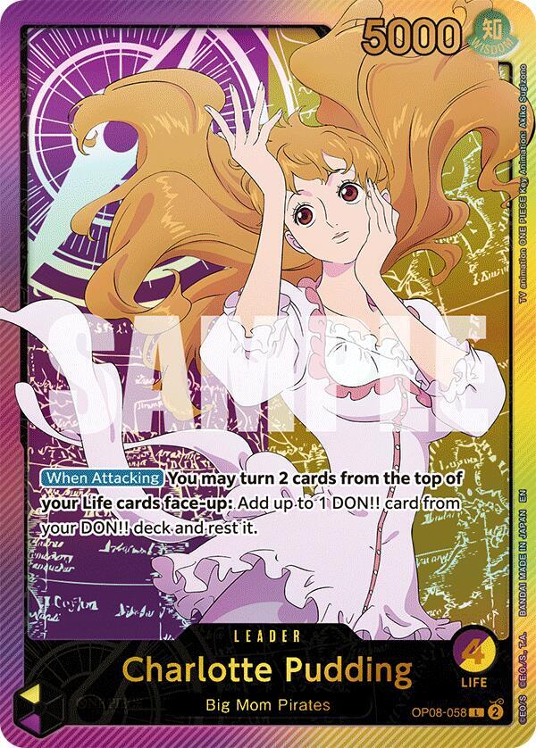 Charlotte Pudding (SP) OP08-058 card from Extra Booster: Anime 25th Collection