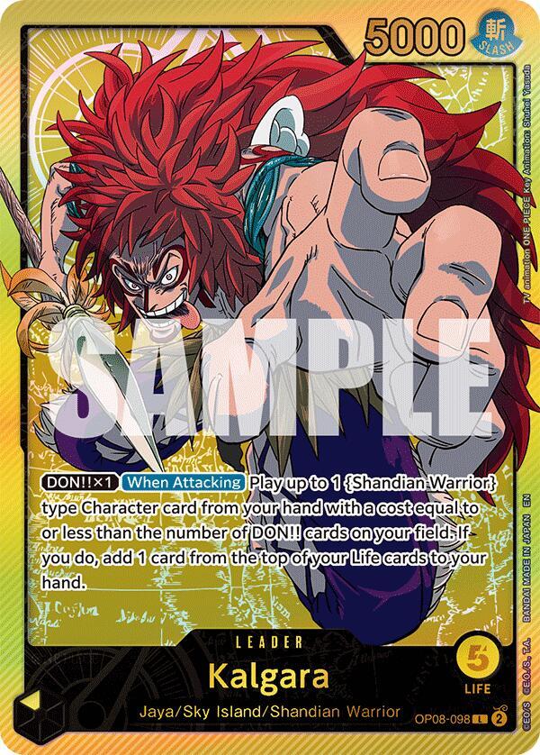 Kalgara (SP) OP08-098 card from Extra Booster: Anime 25th Collection