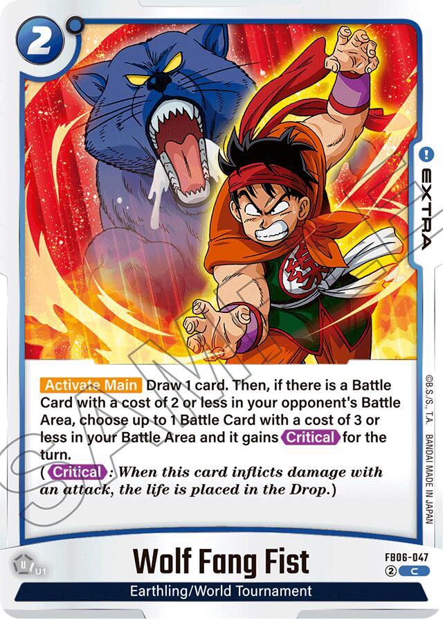 Wolf Fang Fist FB06-047 card from Rivals Clash