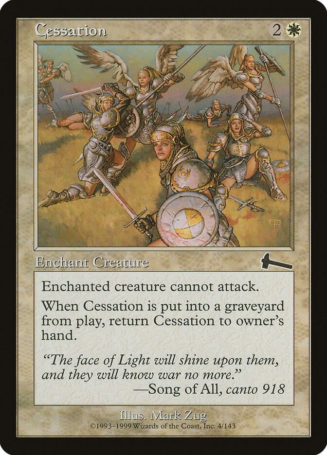 Cessation 4 card from Urza's Legacy