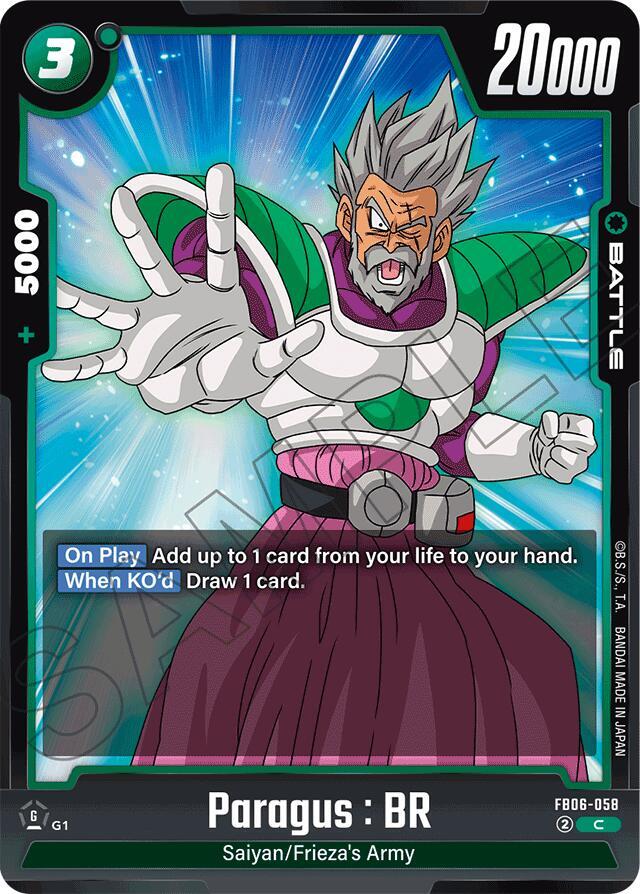 Paragus : BR FB06-058 card from Rivals Clash