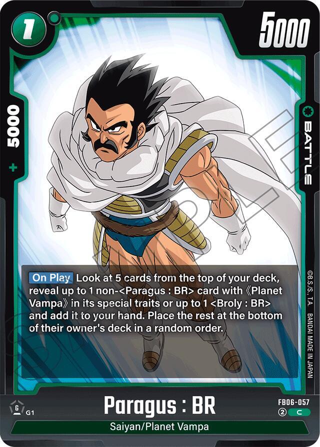 Paragus : BR FB06-057 card from Rivals Clash