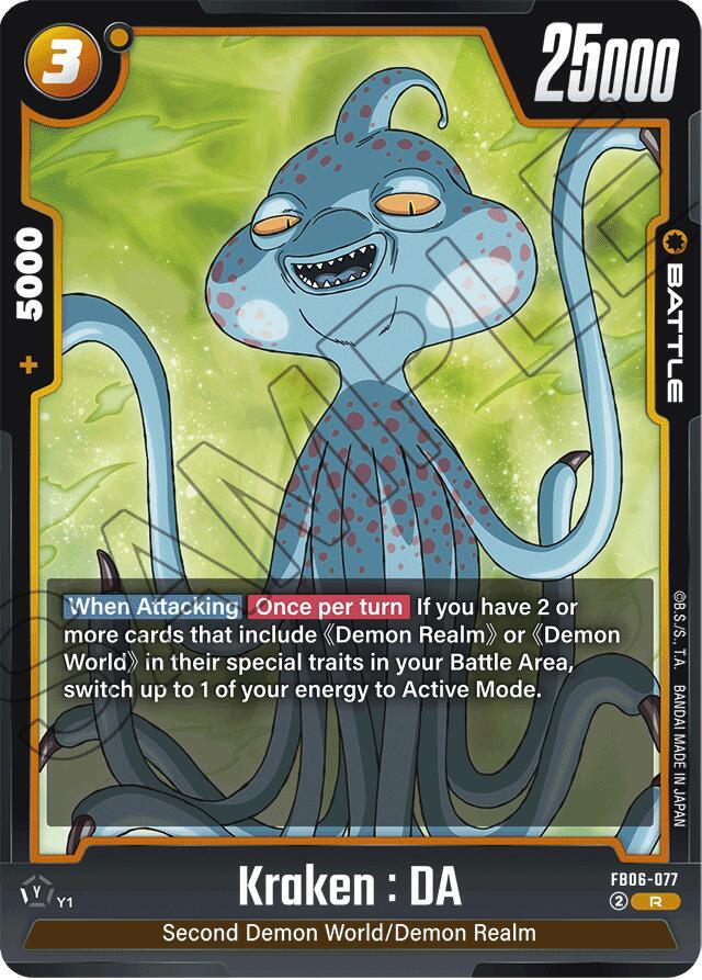 Kraken : DA FB06-077 card from Rivals Clash