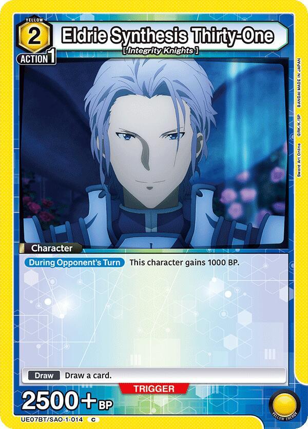 Eldrie Synthesis Thirty-One UE07BT/SAO-1-014 card from UE07BT: Sword Art Online