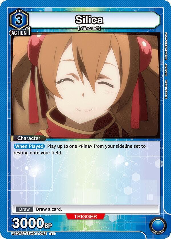 Silica UE07BT/SAO-1-043 card from UE07BT: Sword Art Online