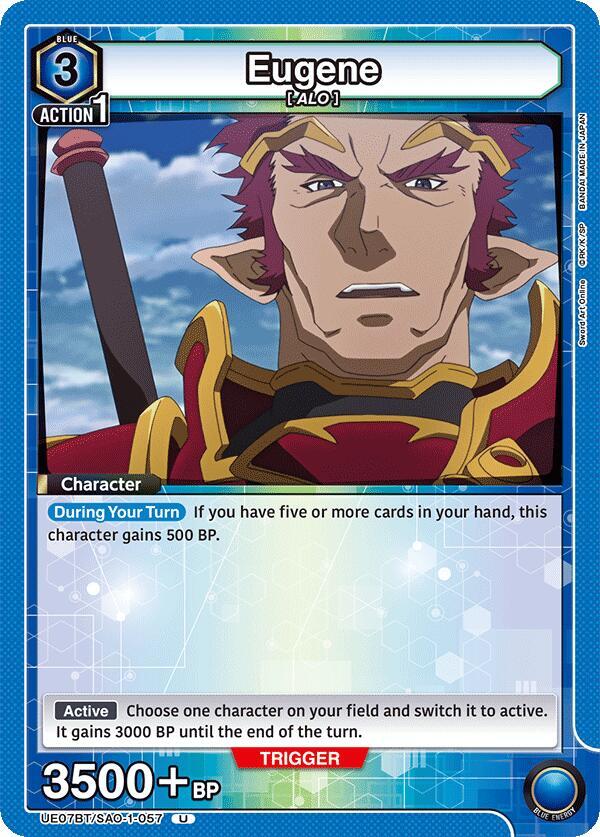 Eugene UE07BT/SAO-1-057 card from UE07BT: Sword Art Online