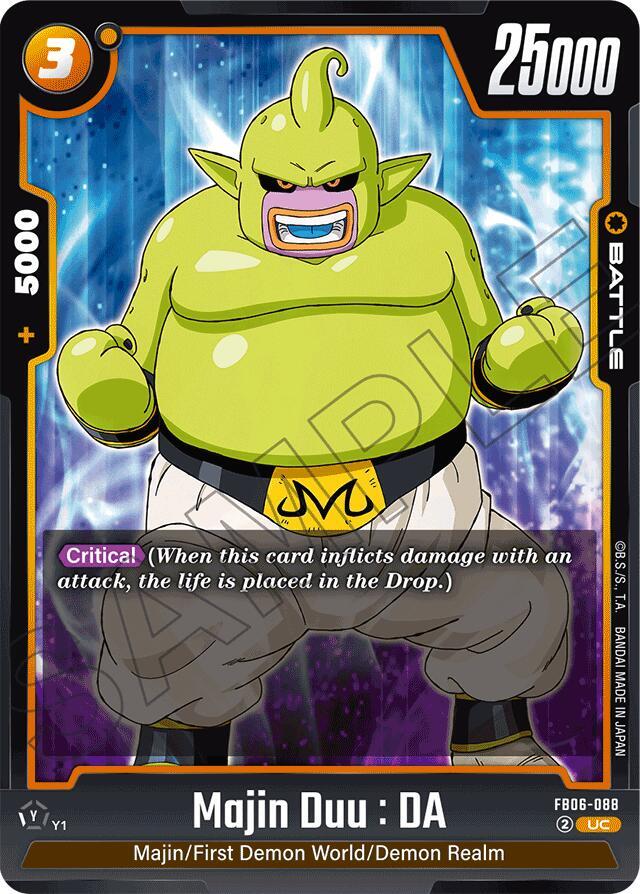 Majin Duu : DA FB06-088 card from Rivals Clash