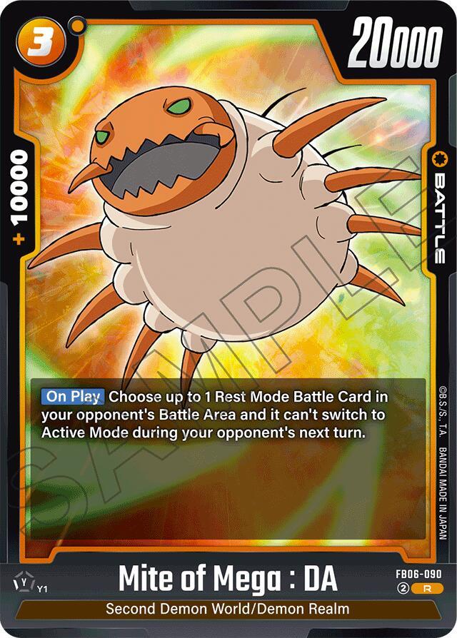 Mite of Mega : DA FB06-090 card from Rivals Clash