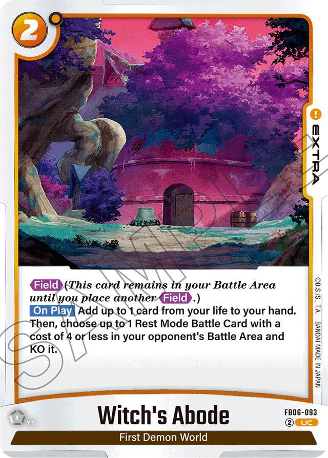 Witch's Abode FB06-093 card from Rivals Clash