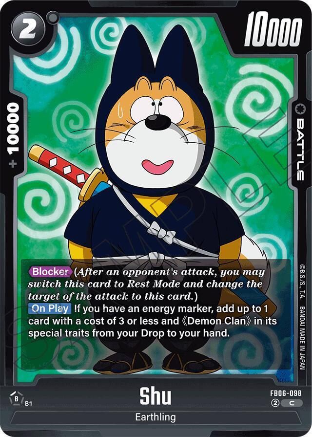 Shu FB06-098 card from Rivals Clash