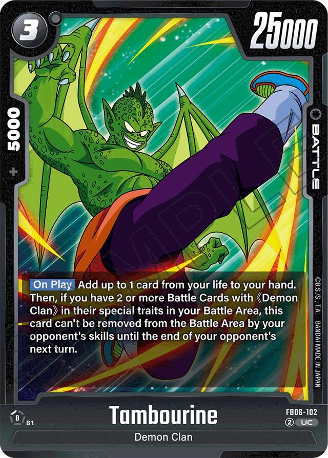 Tambourine FB06-102 card from Rivals Clash