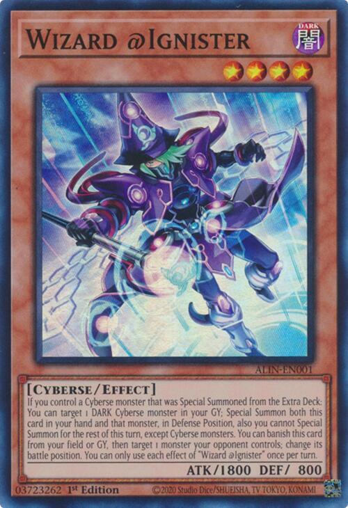Wizard @Ignister ALIN-EN001 card from Alliance Insight