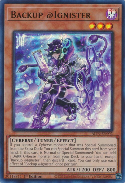Backup @Ignister ALIN-EN002 card from Alliance Insight
