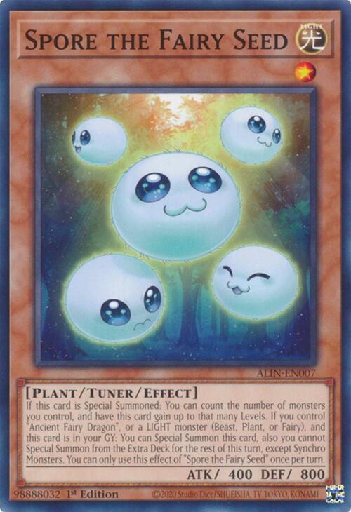 Spore the Fairy Seed ALIN-EN007 card from Alliance Insight