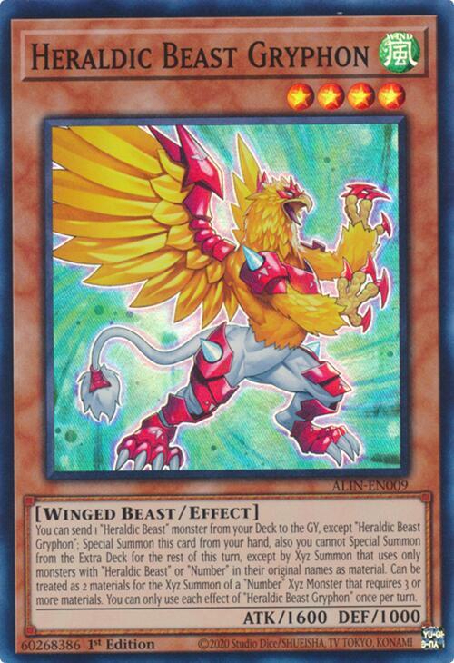 Heraldic Beast Gryphon ALIN-EN009 card from Alliance Insight