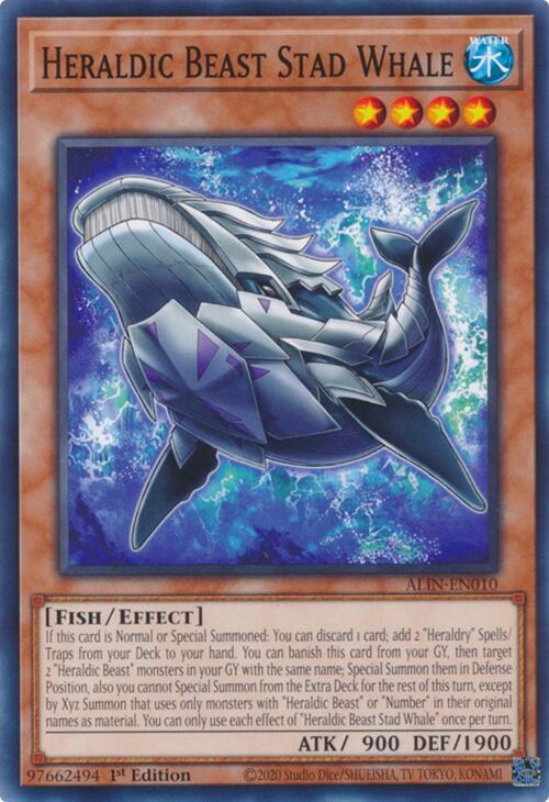 Heraldic Beast Stad Whale ALIN-EN010 card from Alliance Insight