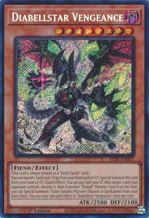 Diabellstar Vengeance ALIN-EN011 card from Alliance Insight
