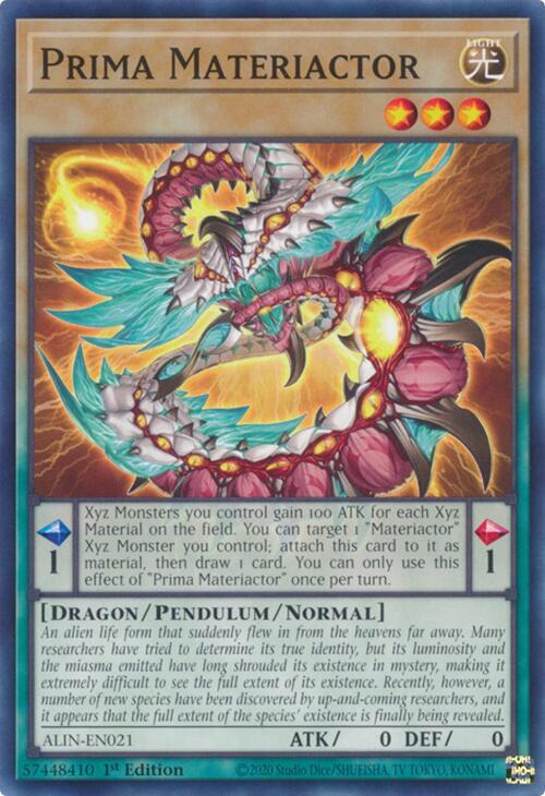 Prima Materiactor ALIN-EN021 card from Alliance Insight