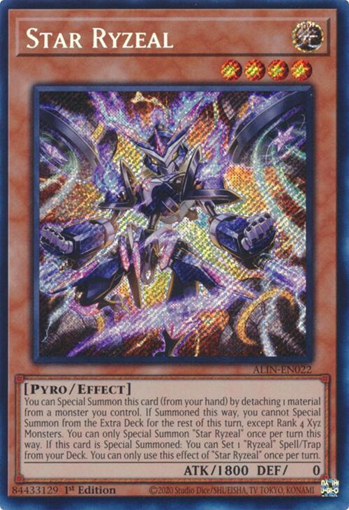 Star Ryzeal ALIN-EN022 card from Alliance Insight