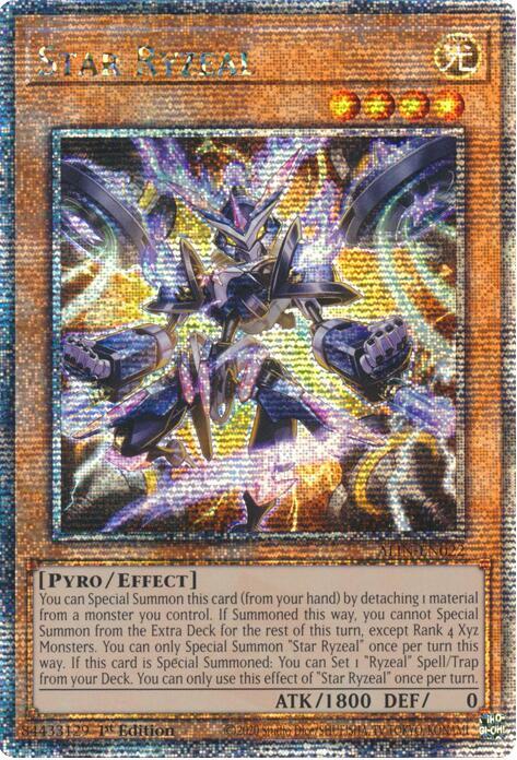 Star Ryzeal (Quarter Century Secret Rare) ALIN-EN022 card from Alliance Insight