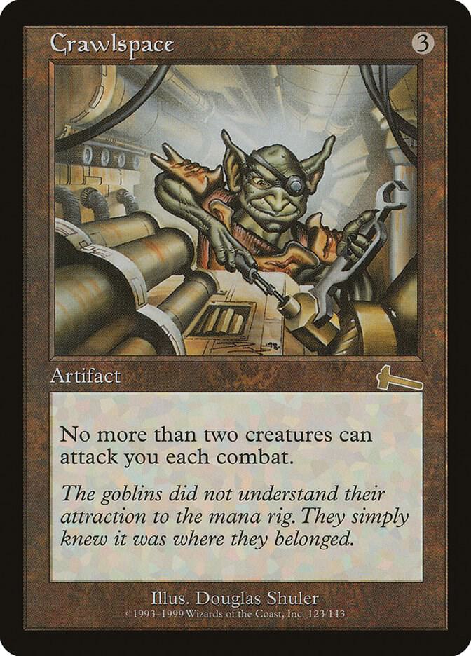 Crawlspace 123 card from Urza's Legacy